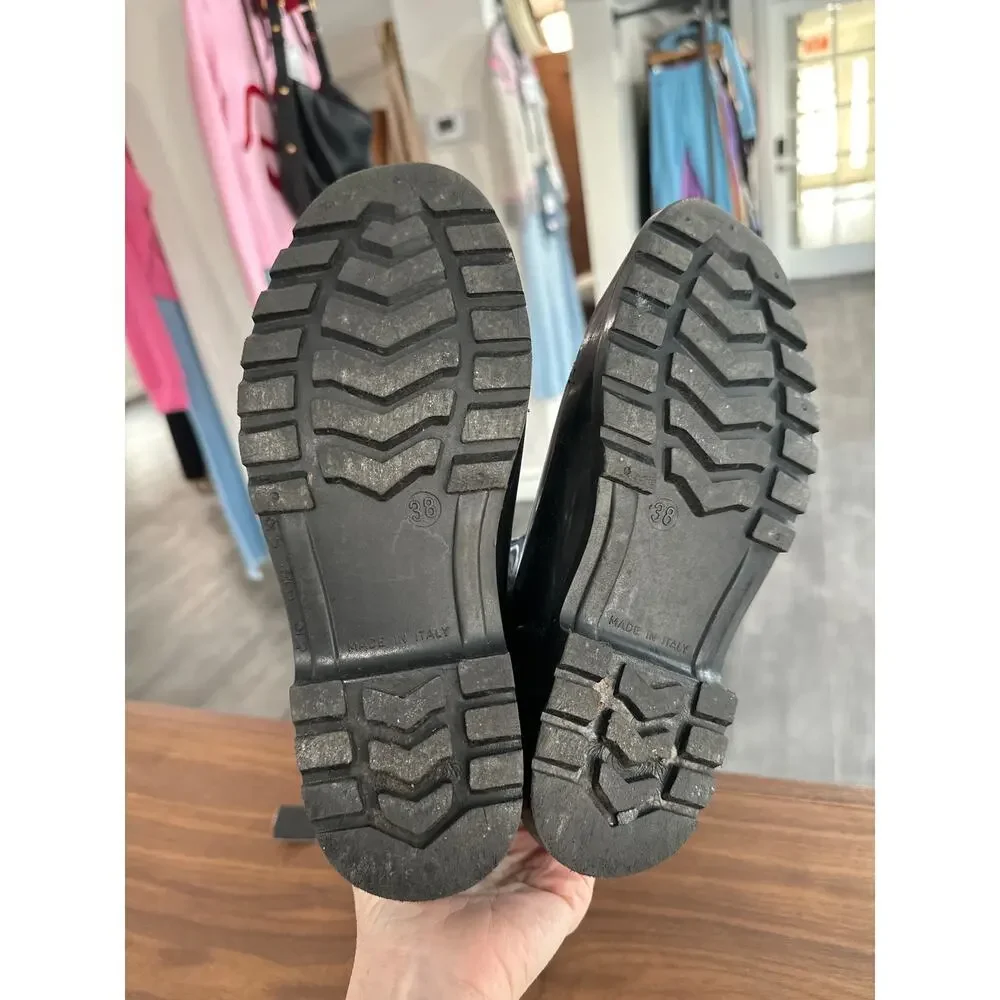 Burberry Kenyon Nova Check Belt Rain Boots Size 38(8) - Picture 5 of 11